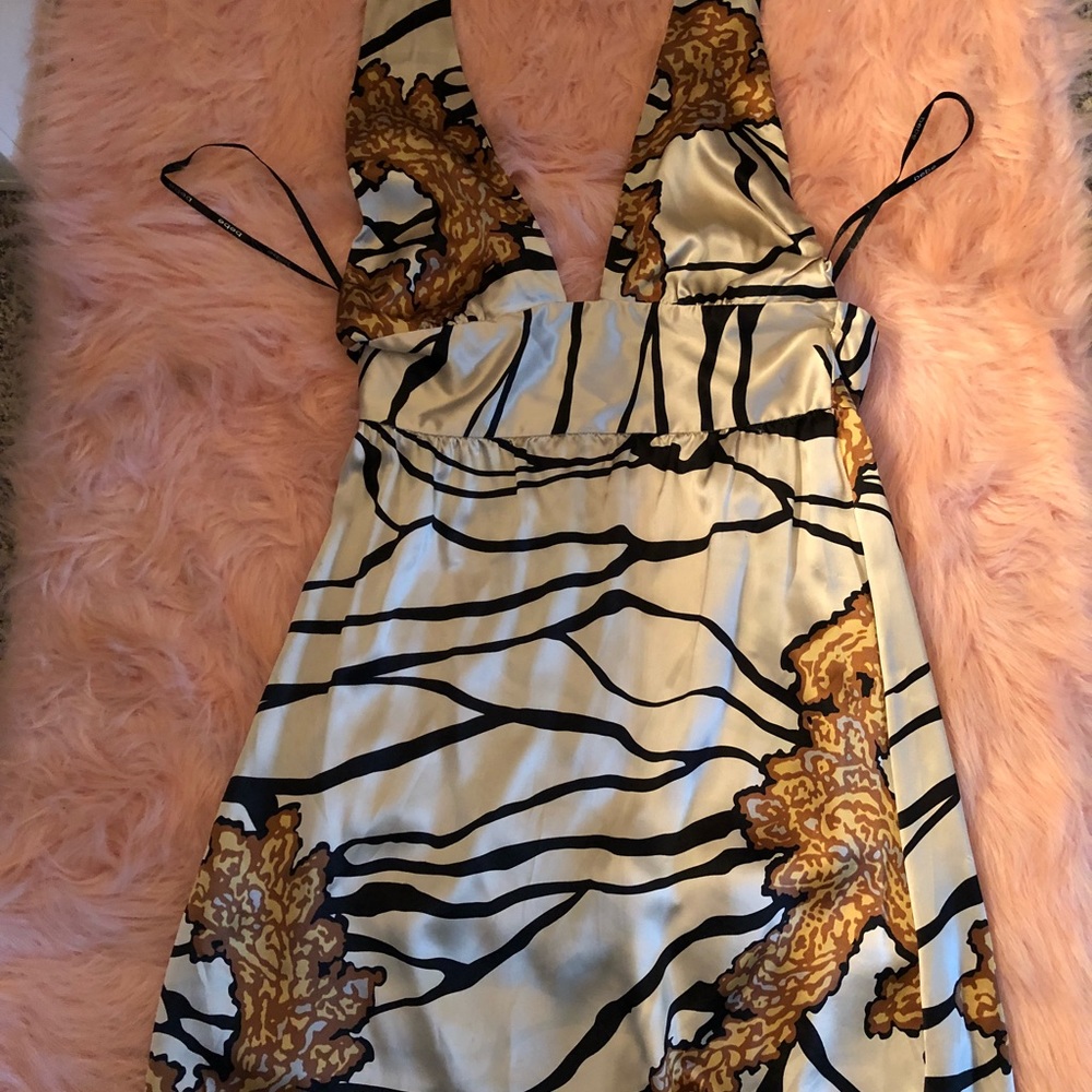 100% silk Yanak by Bebe dress